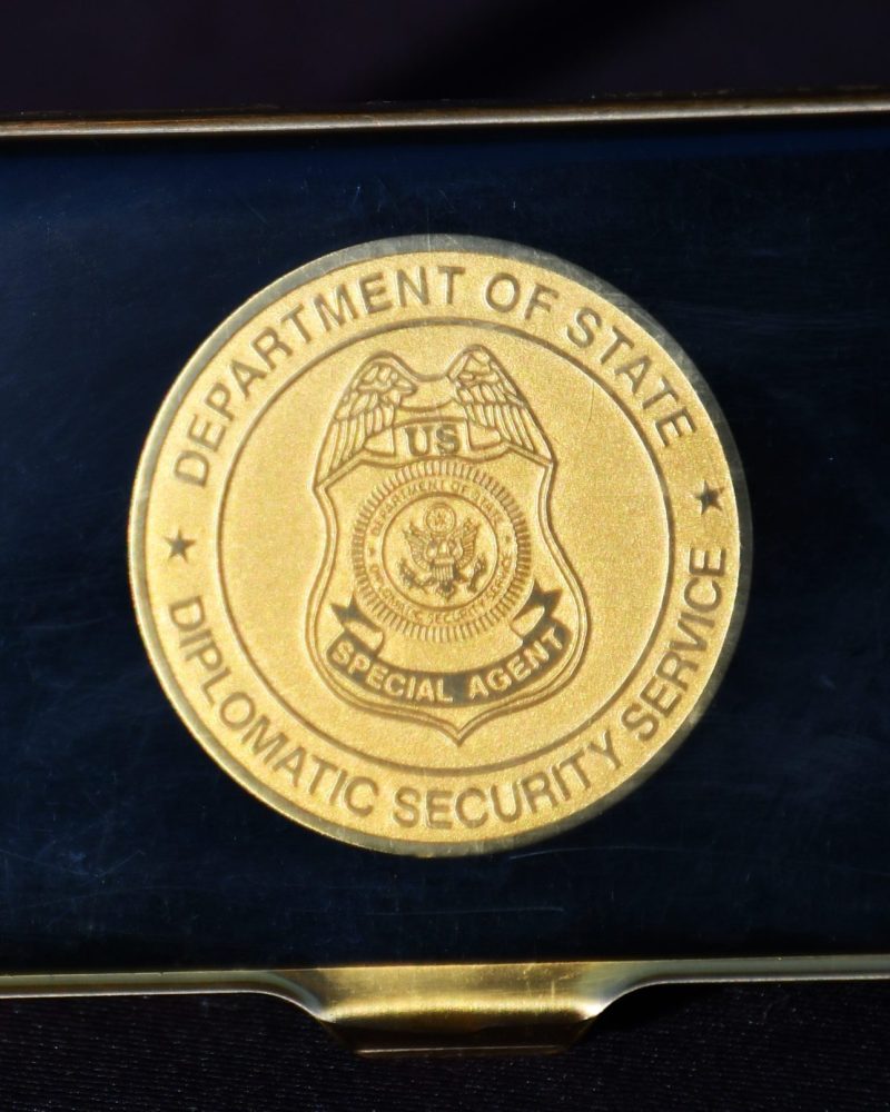 Special Agent, Department Of State, Diplomatic Security Service - кутия за визитки.