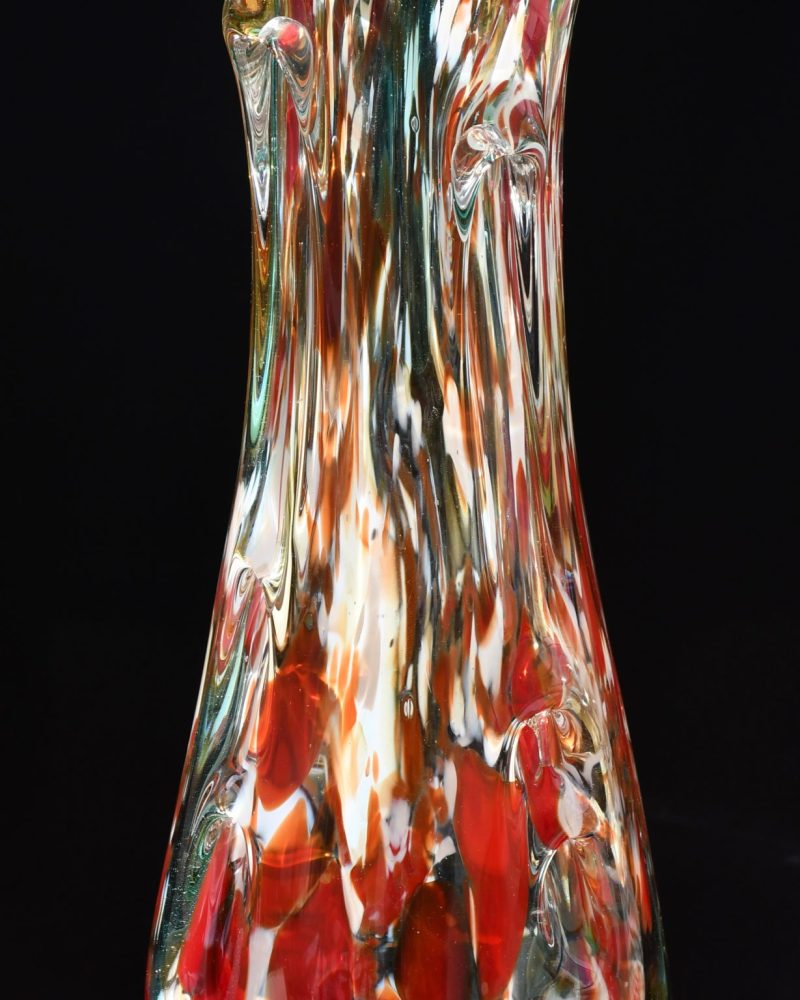 Голяма винтидж ваза art glass