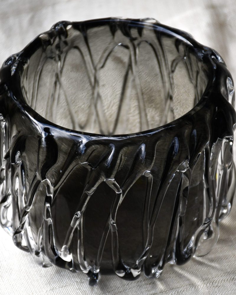 Art Glass винтидж свещник