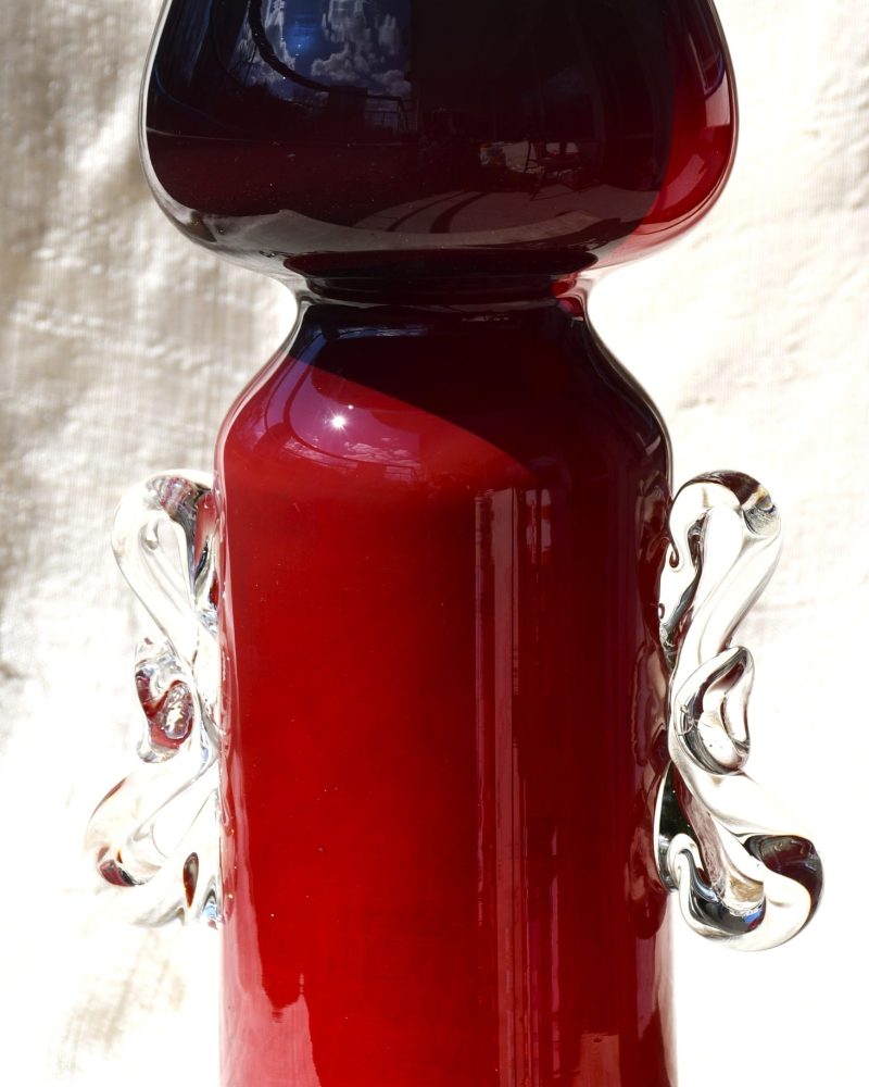 Винтидж полска art-glass ваза